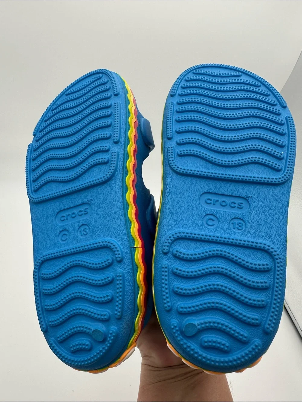 CROCS Crocband Cruiser Ricrac Sandals Size C13